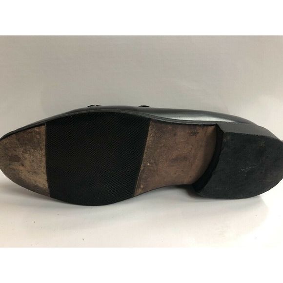 Bostonian Black Size 10W Kiltie Tassel Leather - Picture 8 of 8